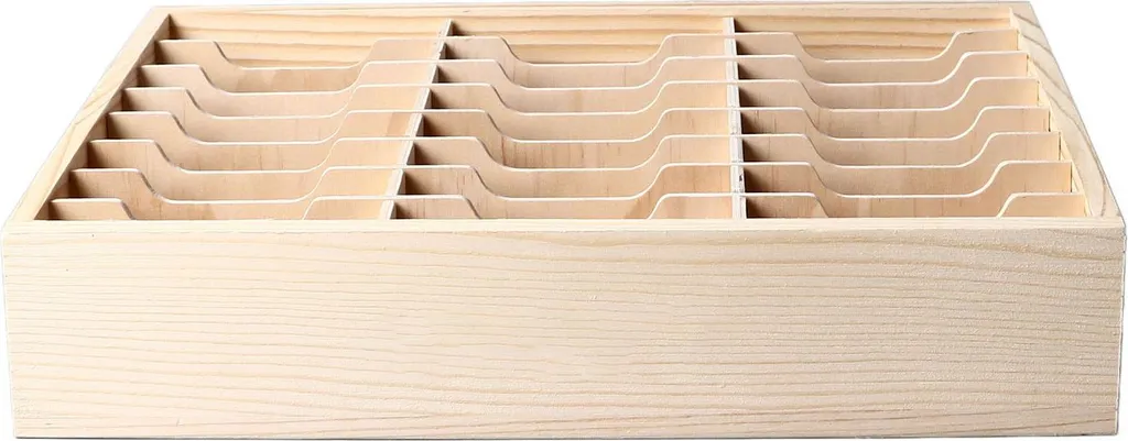Multi Rack en bois 24 compartiments pour rangement de smartphones
