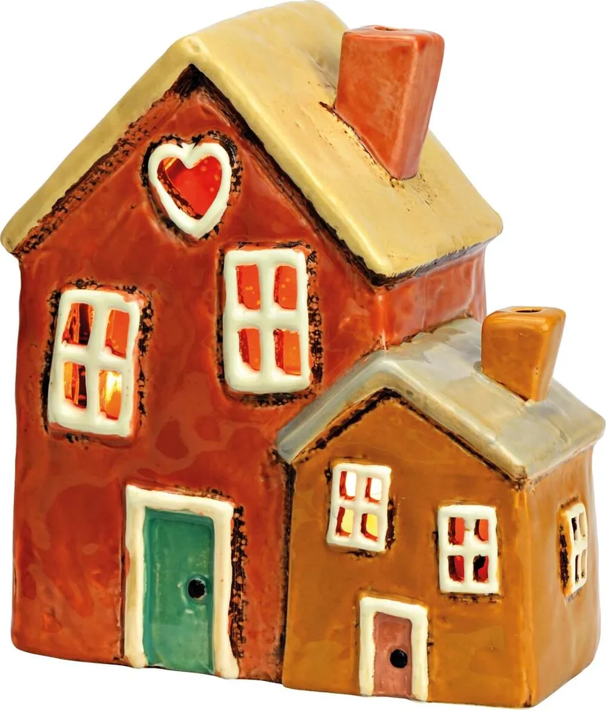 Lanterna Gres Gingerbread House - Il Tocco Chic per il Tuo Natale
