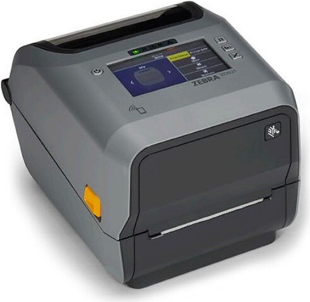 Zebra ZD621R TT Etikettendrucker 203dpi Disp. Farbe RFID USB RS232 BT Ethernet grau