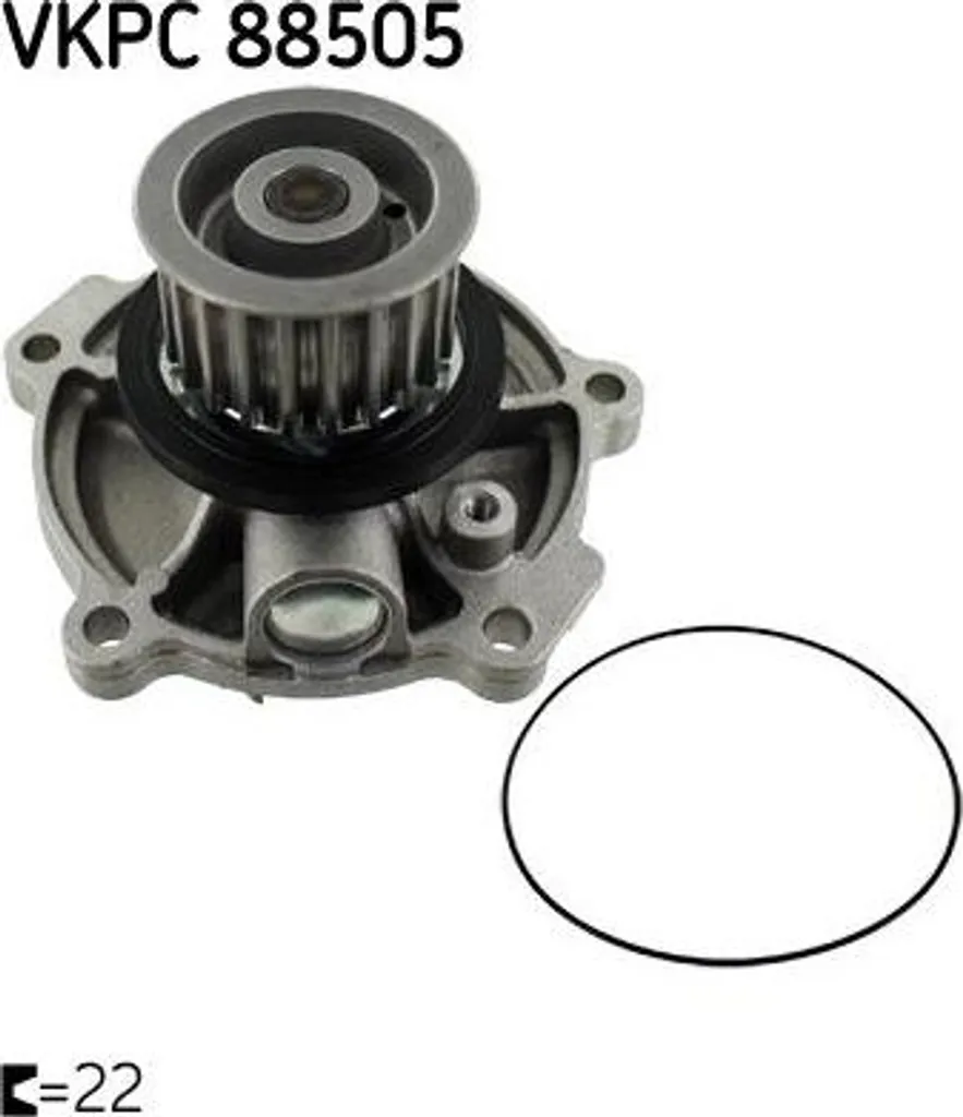 Pompe de refroidissement moteur SKF VKPC 88505 - Qualité Premium Auto
