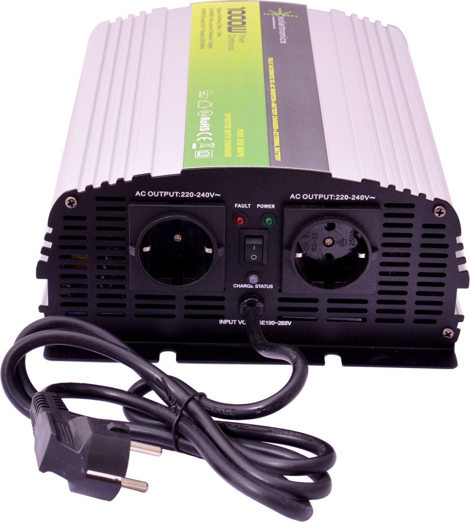 Spannungswandler 12V 230V USV Reiner Sinus Wechselrichter: 1000 W
