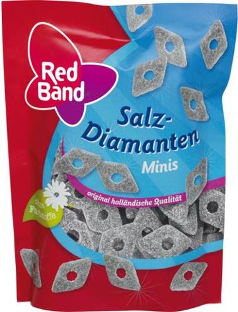 Red Band Lakritz Salzdiamanten Minis Premium Stehbeutel Produktbild 