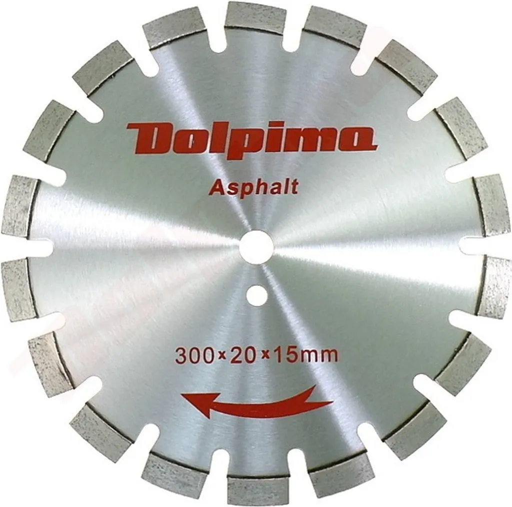 Disque diamant Asphalt Laser 300x20mm - Segment 15mm haute performance
