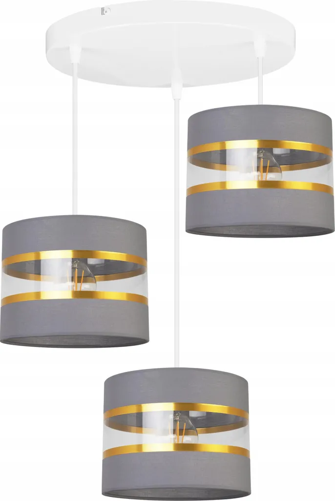 Lampada a sospensione Plafoniera Lampadario Paralume in tessuto Moderno