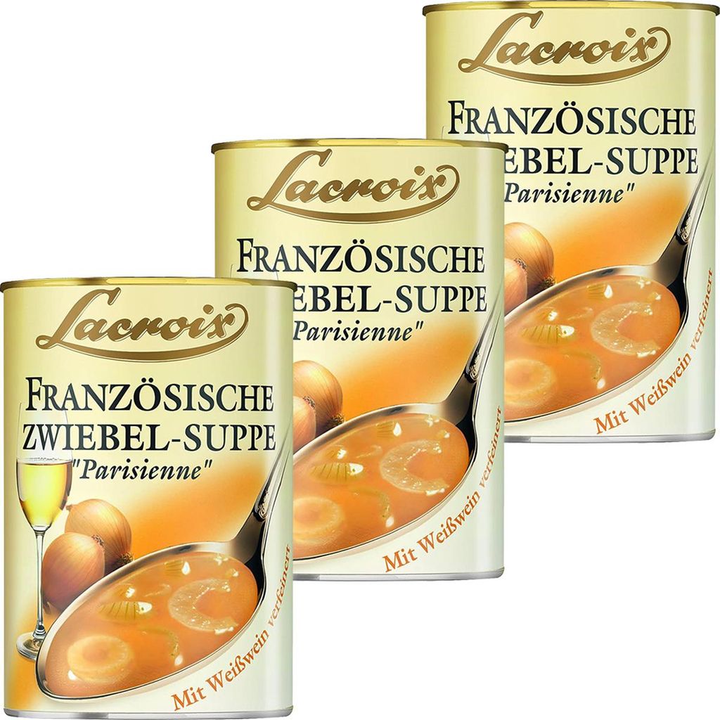 Soupe française à l'oignon Lacroix corsée au vin blanc Image du produit 