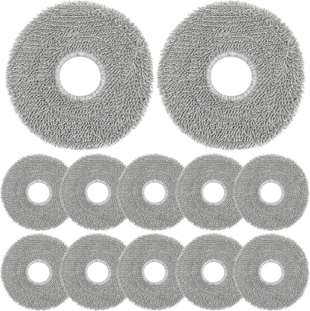 12 Stück Wischtücher für Dreame X50 Ultra Complete/L10s Ultra Gen 2/L10s Ultra/L10s Pro Ultra Heat/X40 Ultra Complete/X40 Ultra/L40 Ultra/Mova E...
