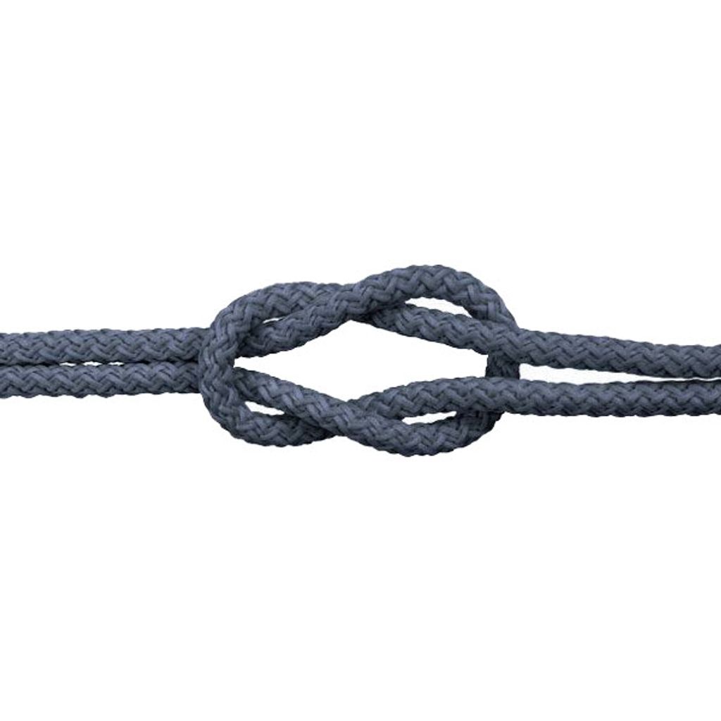 KOHAND Polyester-Seil – 1,27 Cm Dick, 30 M Lang, Schwarz, Geflochten, Bis 300 Kg Belastbar, Für Camping, Boote & Handwerk