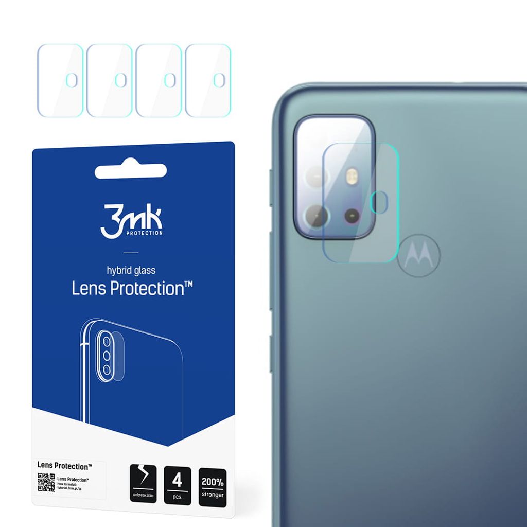 3mk Hybridglas Lens Protection für Motorola Moto G20 Kamera Produktbild 
