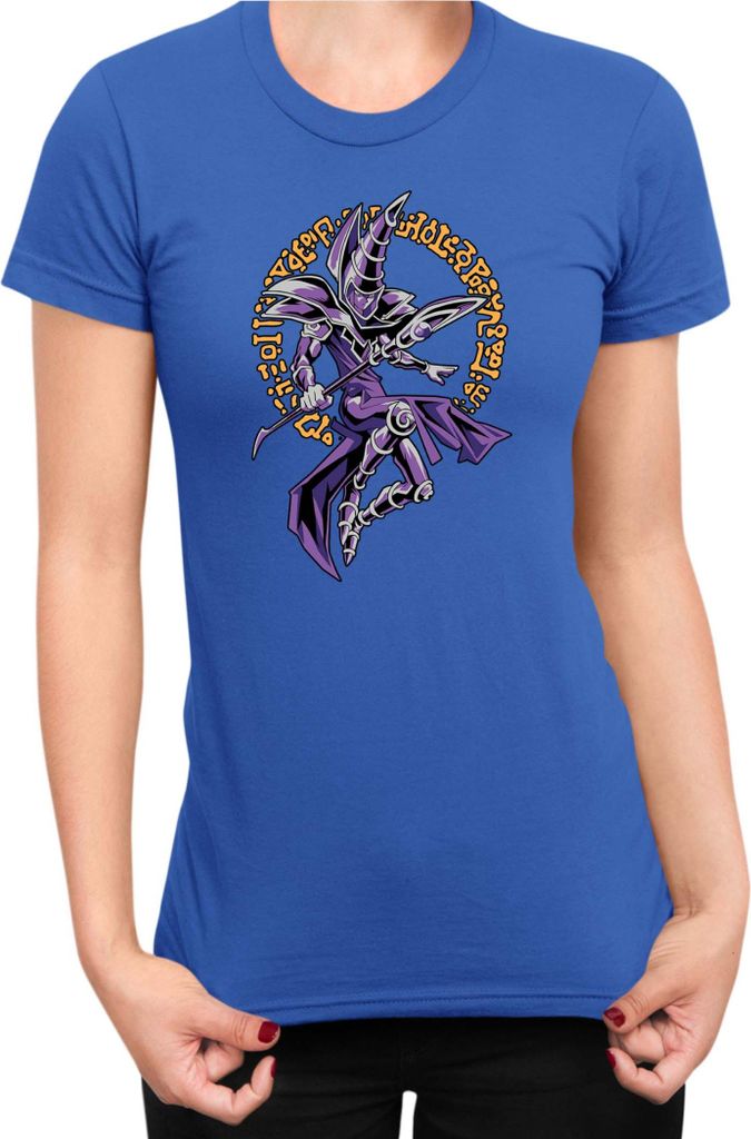 Damen T-Shirt Japan Manga Anime Comics Yu Gi 026, Lady M / Blau