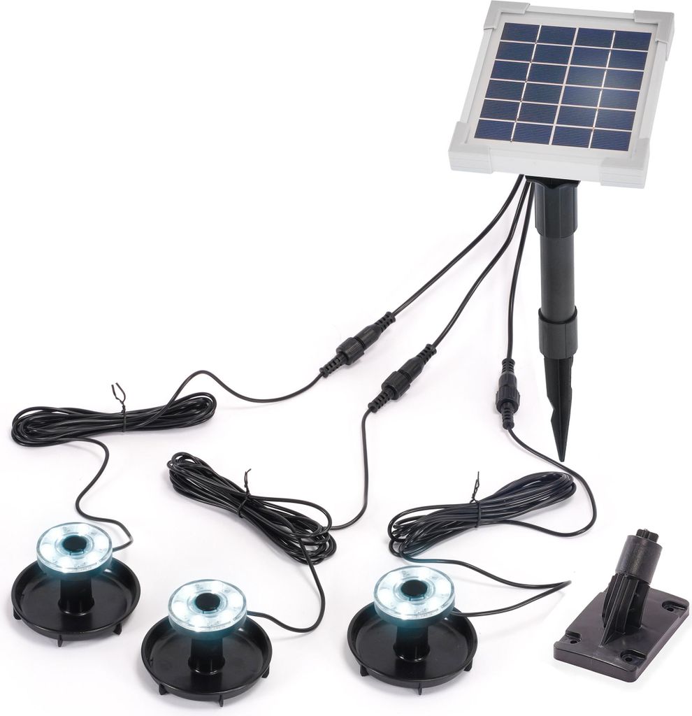 esotec Solar Über- und Unterwasserstrahler, 3 Spots Produktbild 