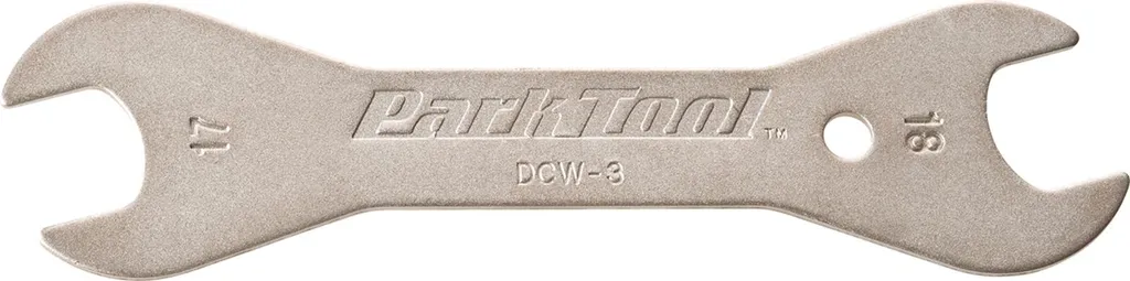 Clé à cône Park Tool DCW-3 double tête 17 et 18 mm outil argenté
