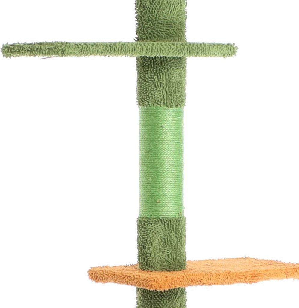 Fudajo Kratzbaum deckenhoch 229–275 cm in Grün, Produktbild 4