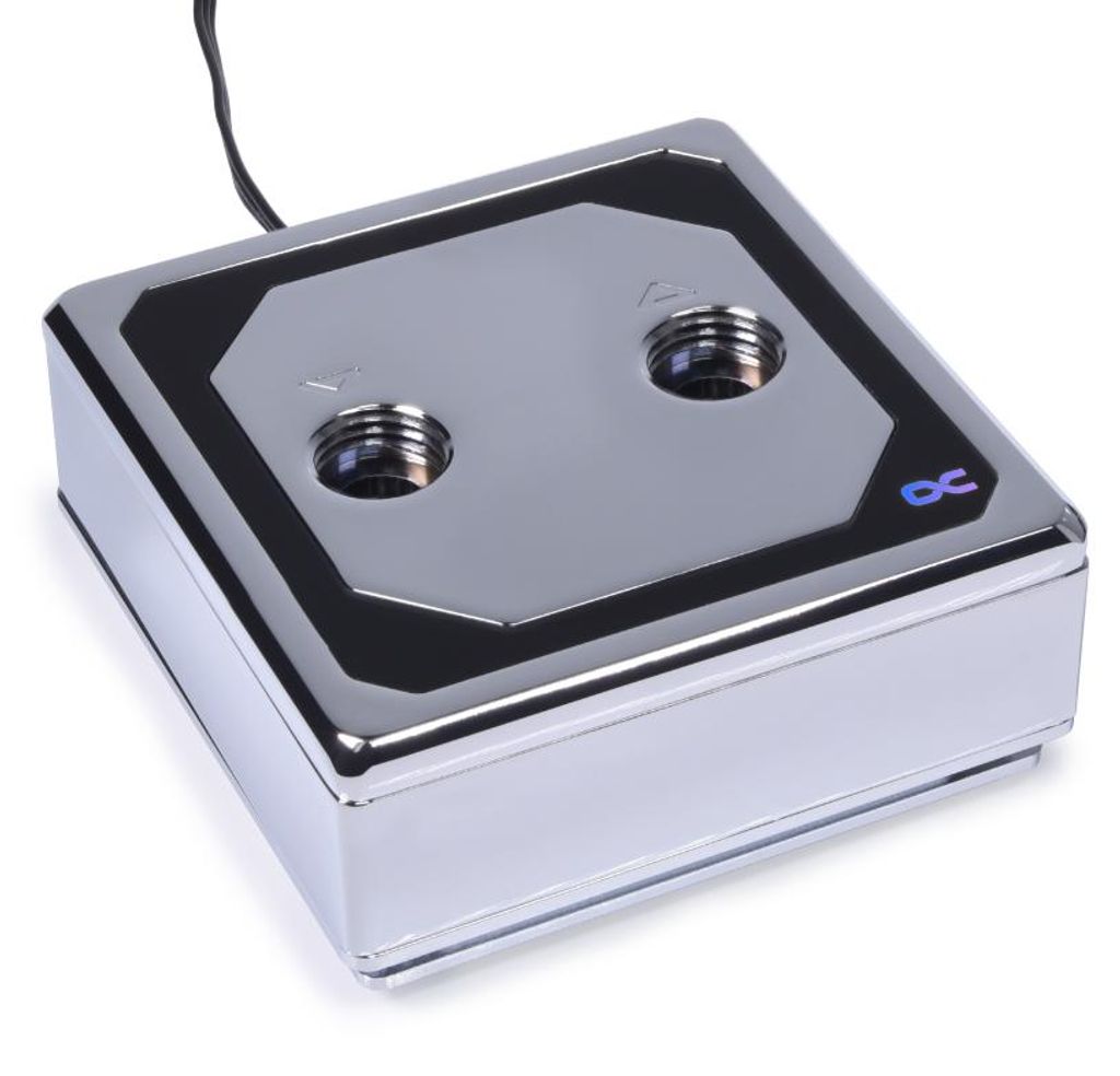 Eisblock XPX Aurora Edge - Full Brass Chrome Digital RGB, CPU-Kühler