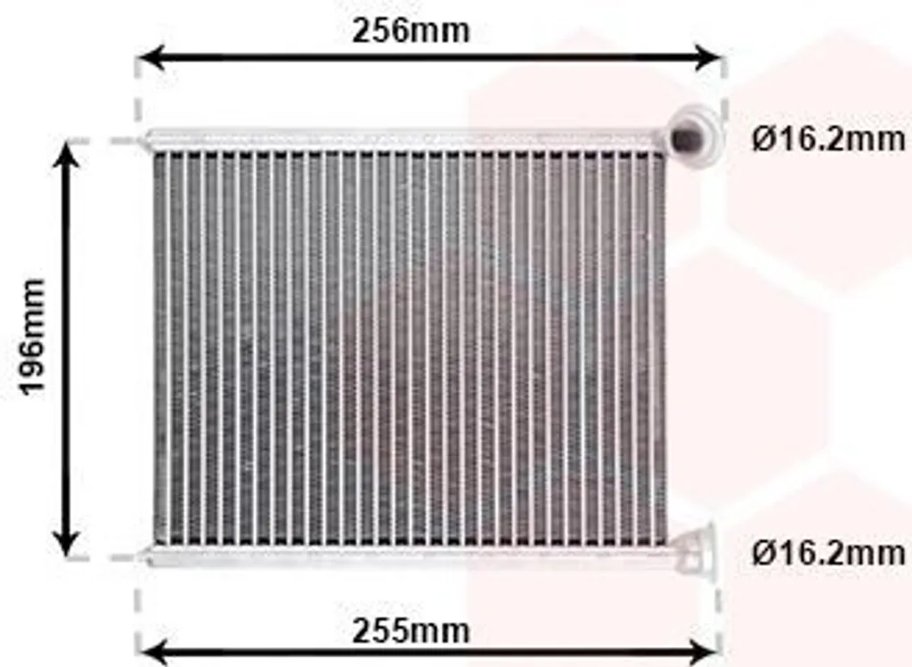 Chauffage intérieur Peugeot 508 : Échangeur VAN WEZEL pour SW et 8D