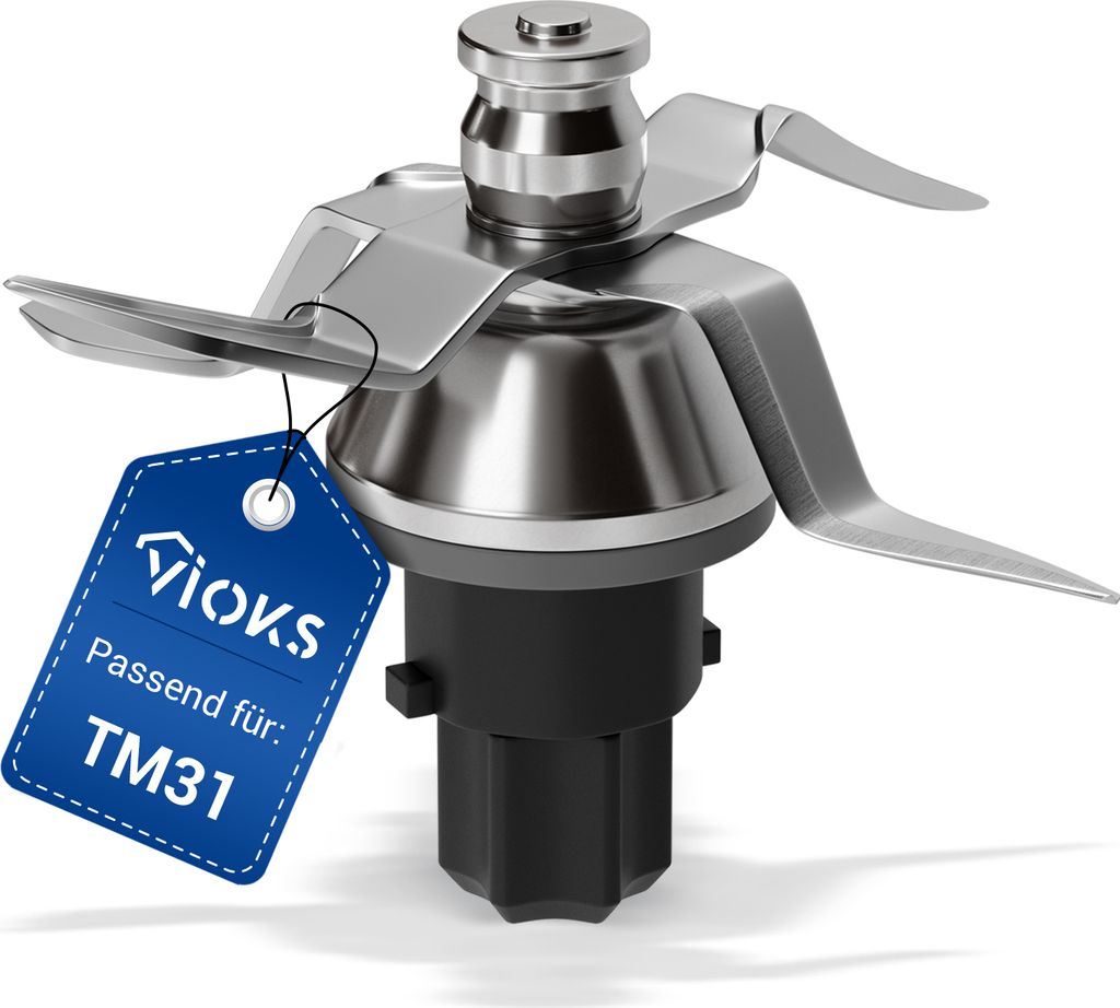 VIOKS Messer Ersatz für Thermomix Mixmesser für TM31 Küchenmaschine