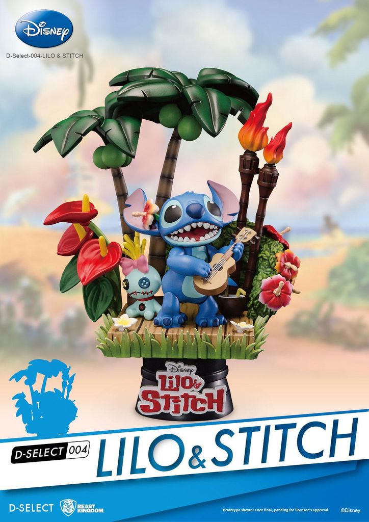 Beast Kingdom Toys - Disney D-Stage PVC Diorama Stitch 14 cm