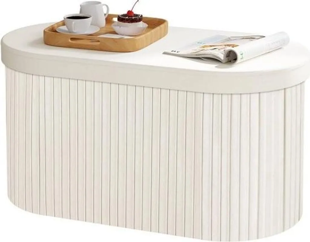 Optimisez votre Petit Salon : Tabouret Velours avec Rangement Malin et Pliant
