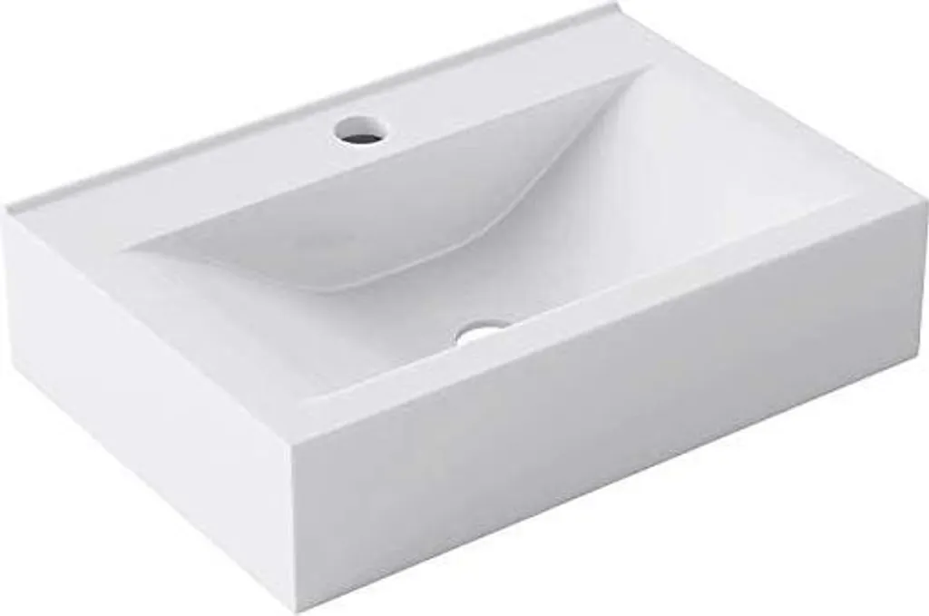 Lavandino Bagno 45cm doporro Brüssel118 Bianco Lucido - Design Moderno