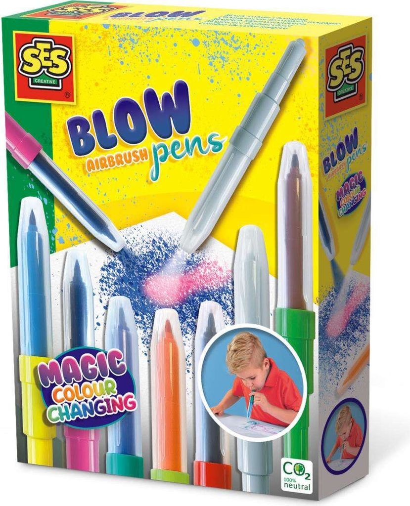 Stylos aérographe SES Blow - Changement de couleur magique Image du produit 