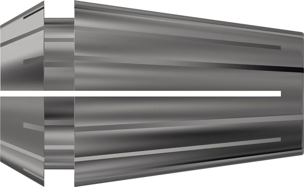 FORMAT Spannzange mit Vierkant ER20 10,0x8,0, Länge:31,5 mm, Ausführung:Mit Innenvierkant, Ø:20,7 mm, DIN:DIN 6499 B_2601