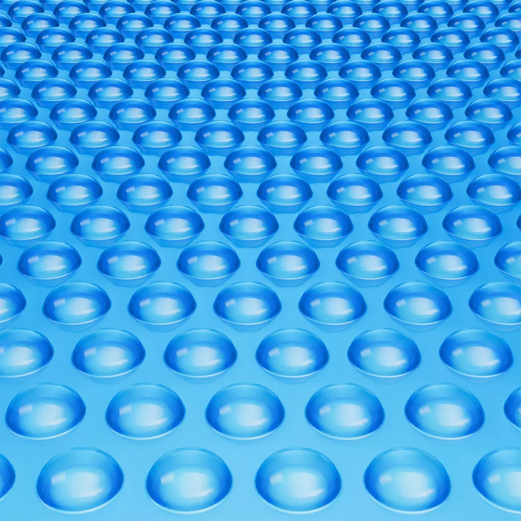Couverture solaire de piscine VEVOR Φ3,05 m ronde bleue épaisseur 15 mil