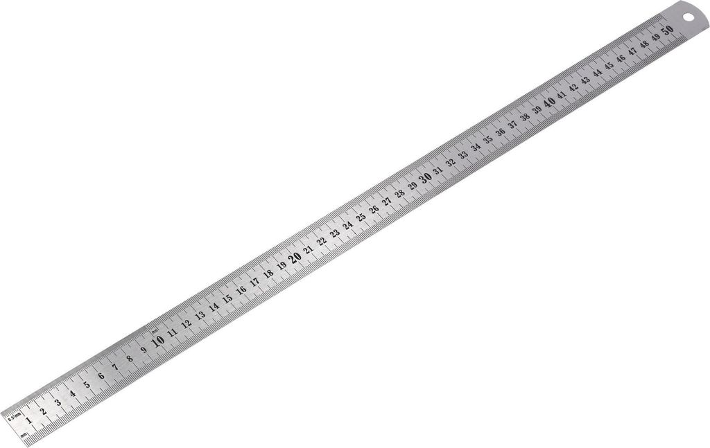 Échelle en acier flexible, en acier inoxydable - 50 cm Image du produit 