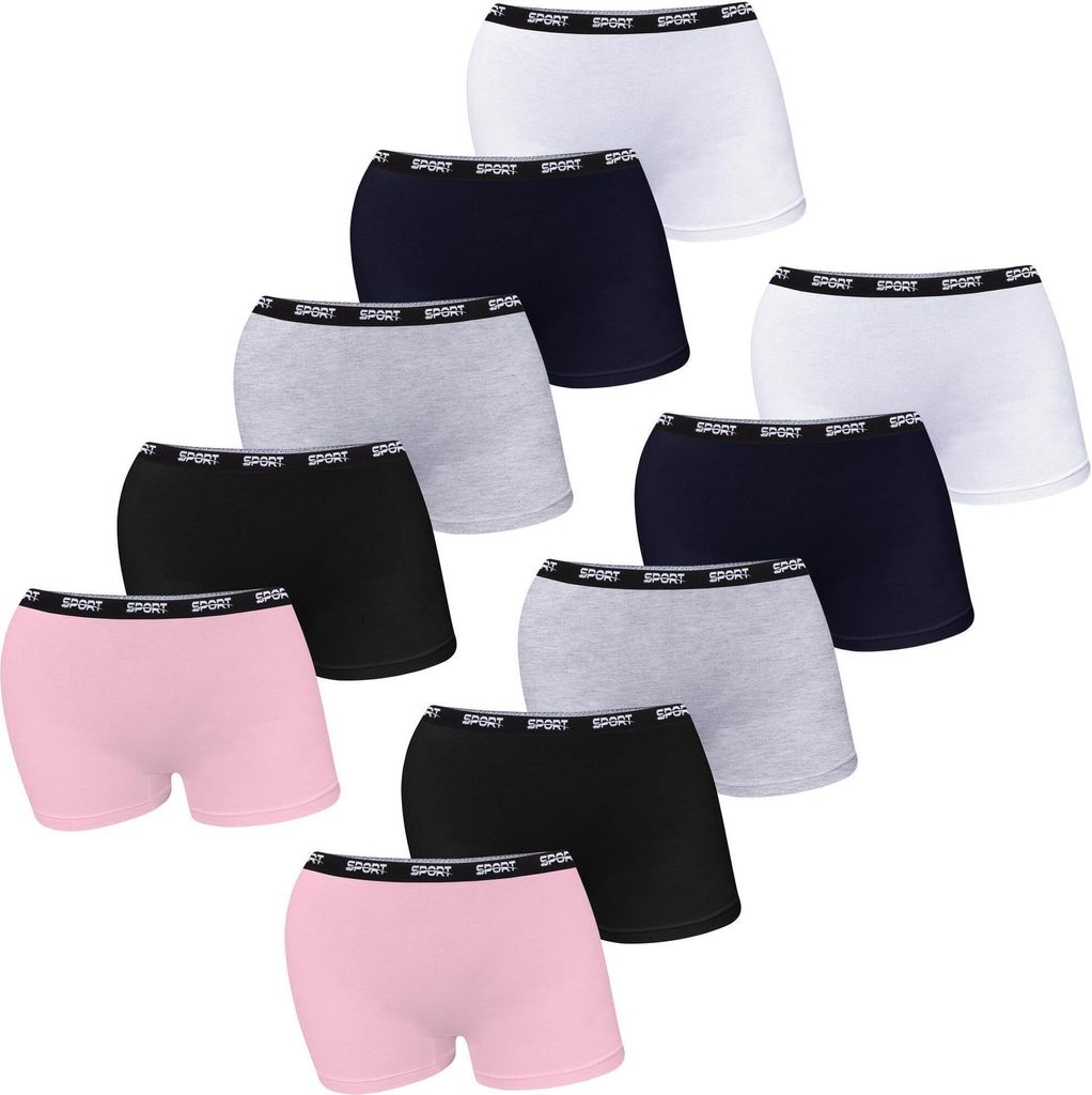 10er Set Mädchen Pantys - Sport - Bunt Produktbild 