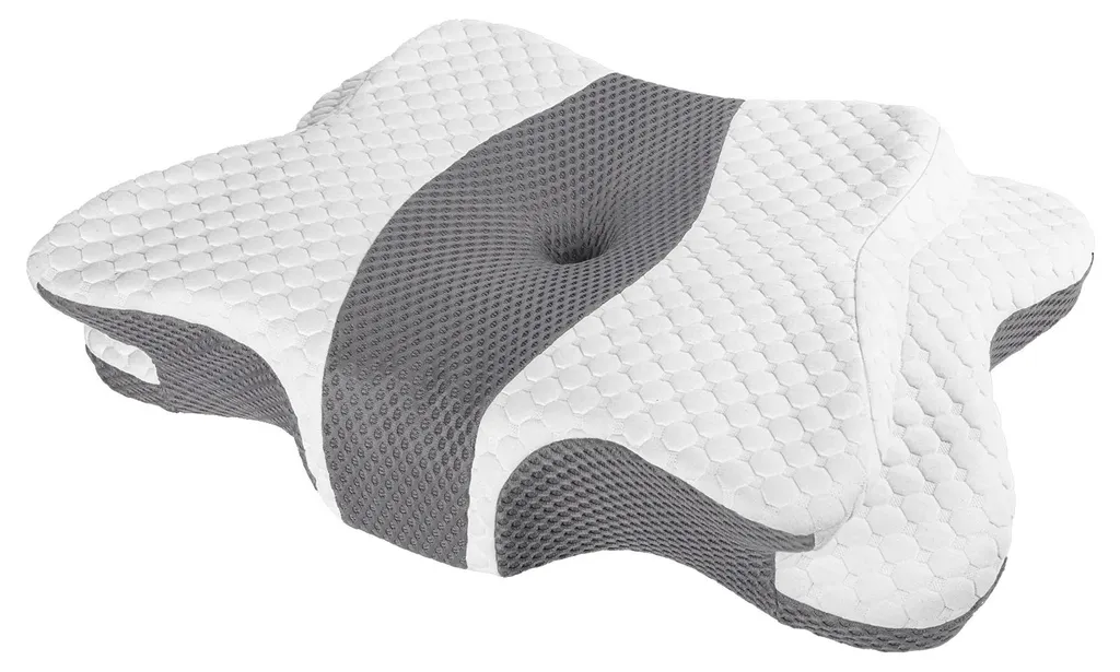 Oreiller cervical pour un meilleur alignement du dos et confort nocturne