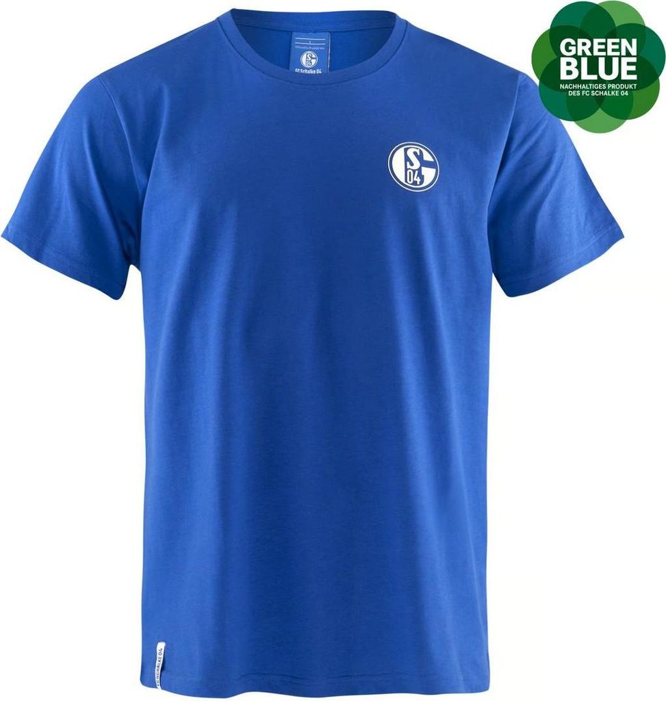 FC Schalke 04 S04 T-Shirt Basic königsblau Gr. L Produktbild 