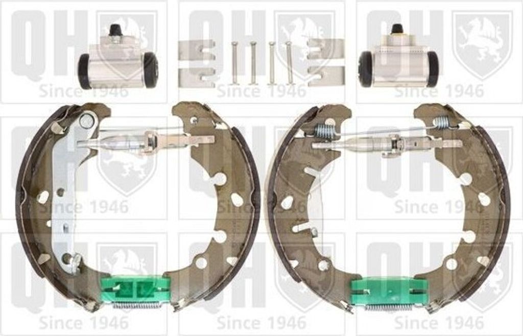 QUINTON HAZELL Bremsbackensatz Trommelbremse Hinten für FORD Fiesta Mk4 Schrägheck (JAS, JBS) 203mm BS1116K1