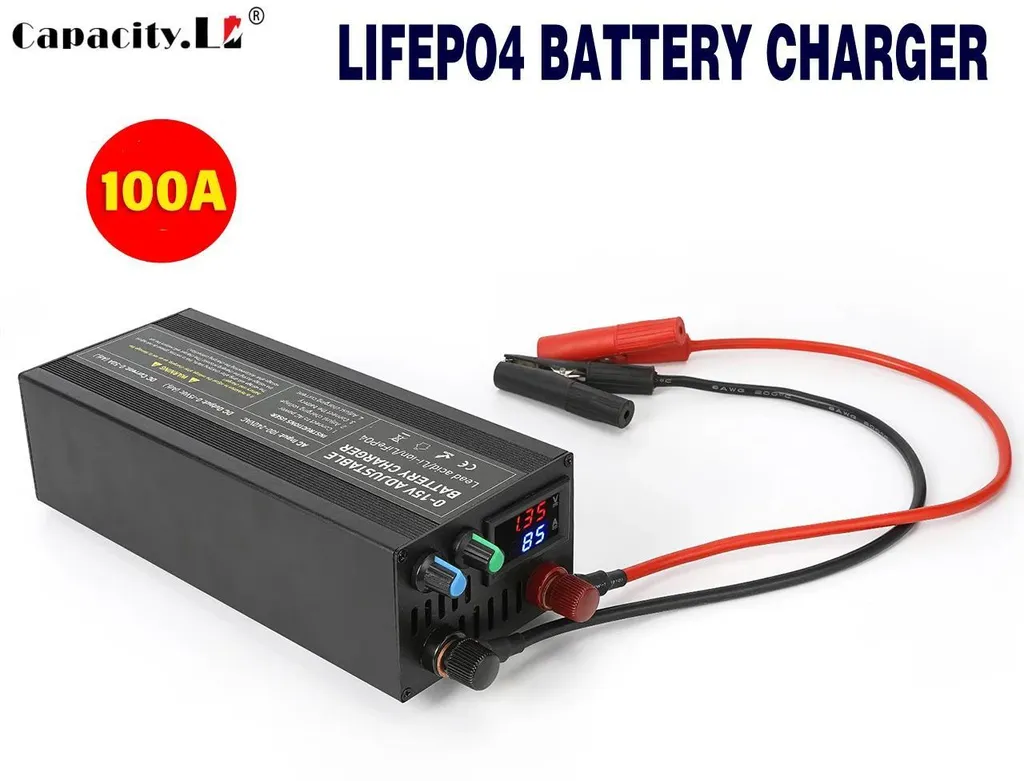 Chargeur de batterie puissant CT100A-C : tension ajustable 100A max
