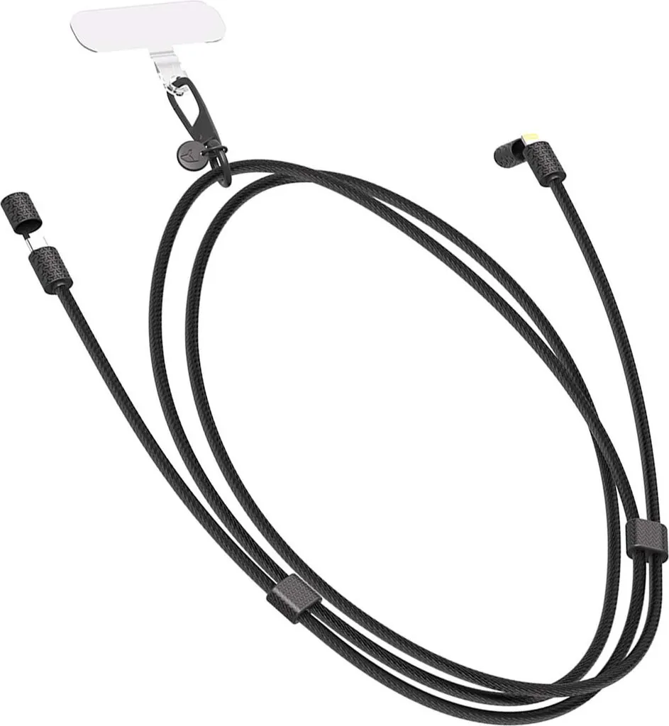 Force Power Cavo USB-C Lightning 60W PD 3A Fast Charge con Strap - 1