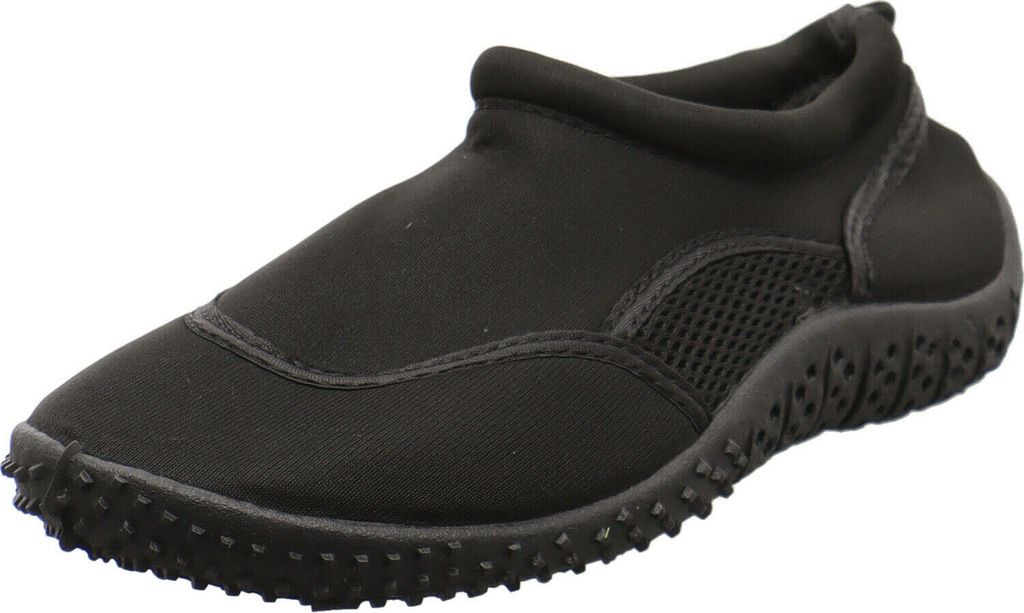 Scandi Damen Badeschuh schwarz