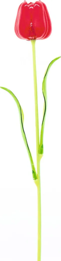Tulipe de Cristal Artificielle Rouge - Fleur Durable 61cm Pack de 12