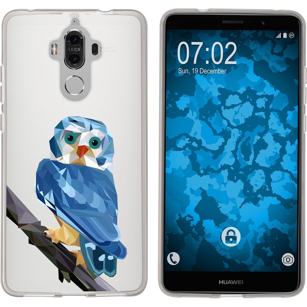 PhoneNatic Case kompatibel mit Huawei Mate 9 Silikon-Hülle Vektor Tiere M1