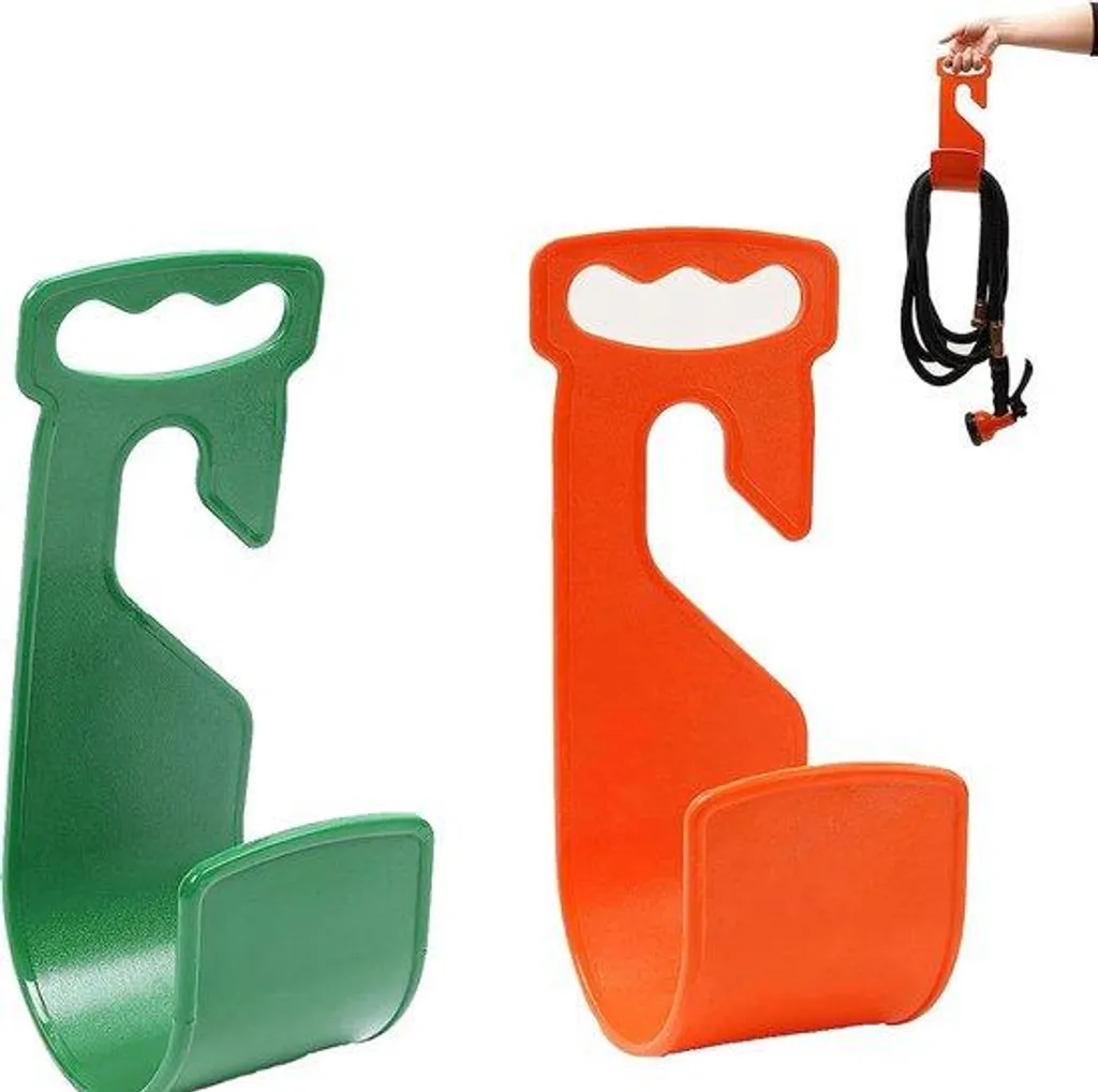 Support mural tuyau d'arrosage peu encombrant - Fixation métal 2pcs