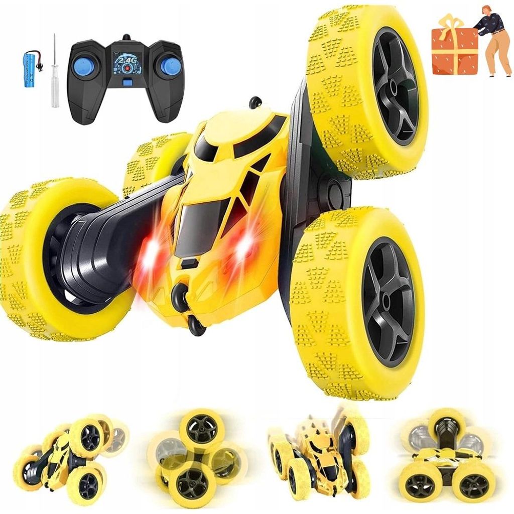 Doppelseitiges Stuntfahrzeug Ferngesteuertes RC Auto 4WD Produktbild 