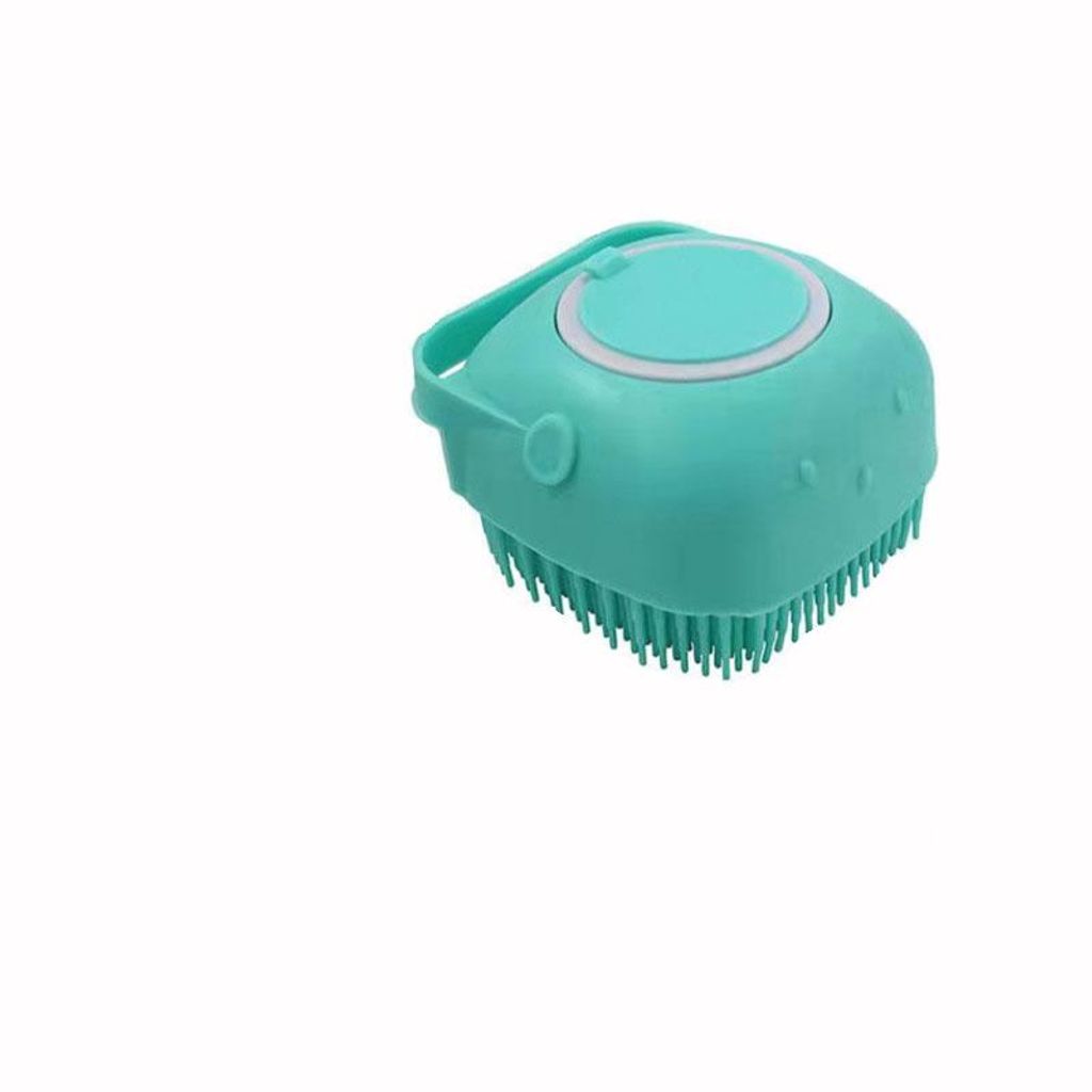 Heikoeco Hundebürste Silikon – Multifunktionale Massagebürste mit Shampoo-Spender, rutschfester Griff, schnell trocknend, für Hunde und Katz...