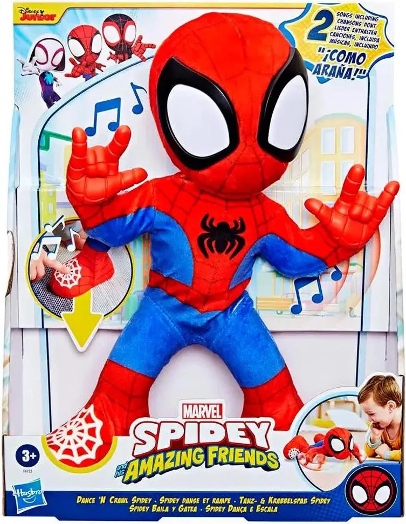 Marvel Spidey et ses Amis : Peluche Spidey Dances and Crawls Interactive