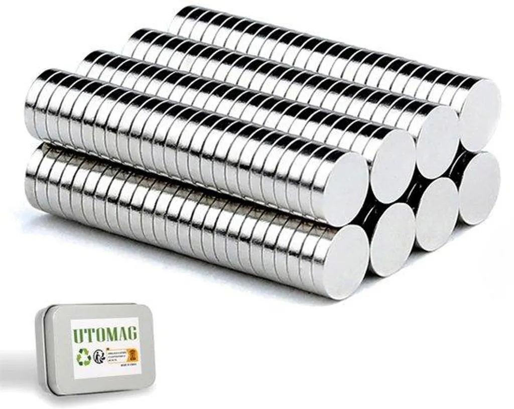 Aimants Néodyme 8x1 mm : Fixez Tout sans Percer - Pack de 100 Unités