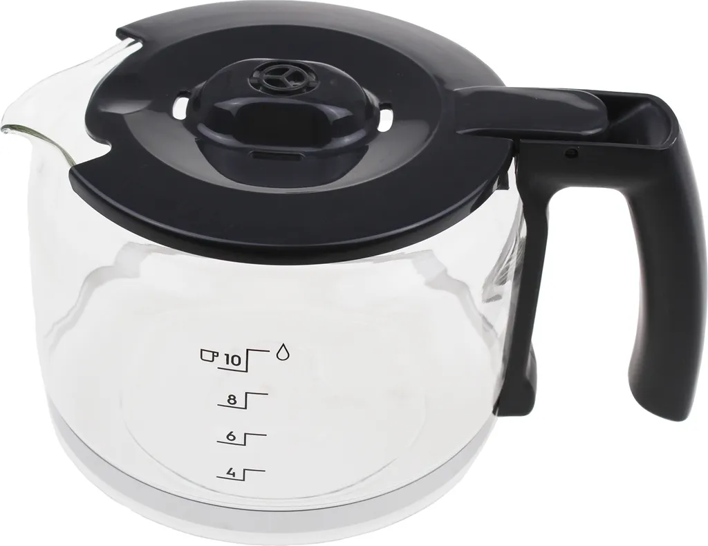Caraffa In Vetro Di Ricambio Per Macchina Da Caffè Russell Hobbs Attentiv 26230-56 – Capacità 1,25 L (10 Tazze)