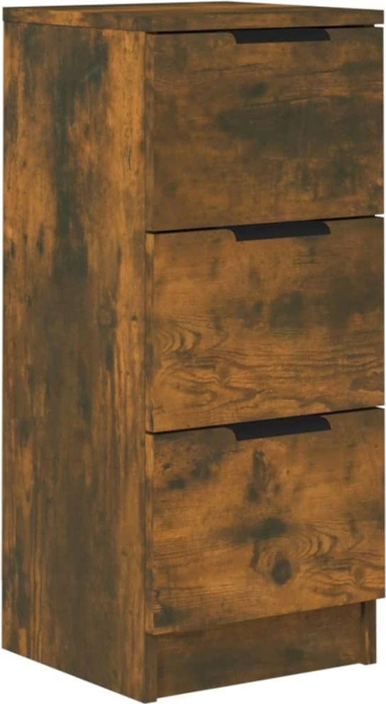 Sideboard Räuchereiche 30x30x70 cm Holzwerkstoff