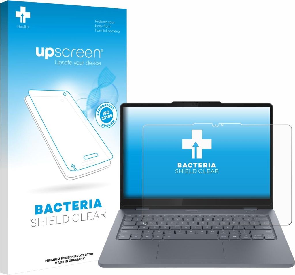 upscreen Schutzfolie für Lenovo 13w 2-in-1 Gen 3 Displayschutz Displayschutzfolie Folie Klar antibakteriell