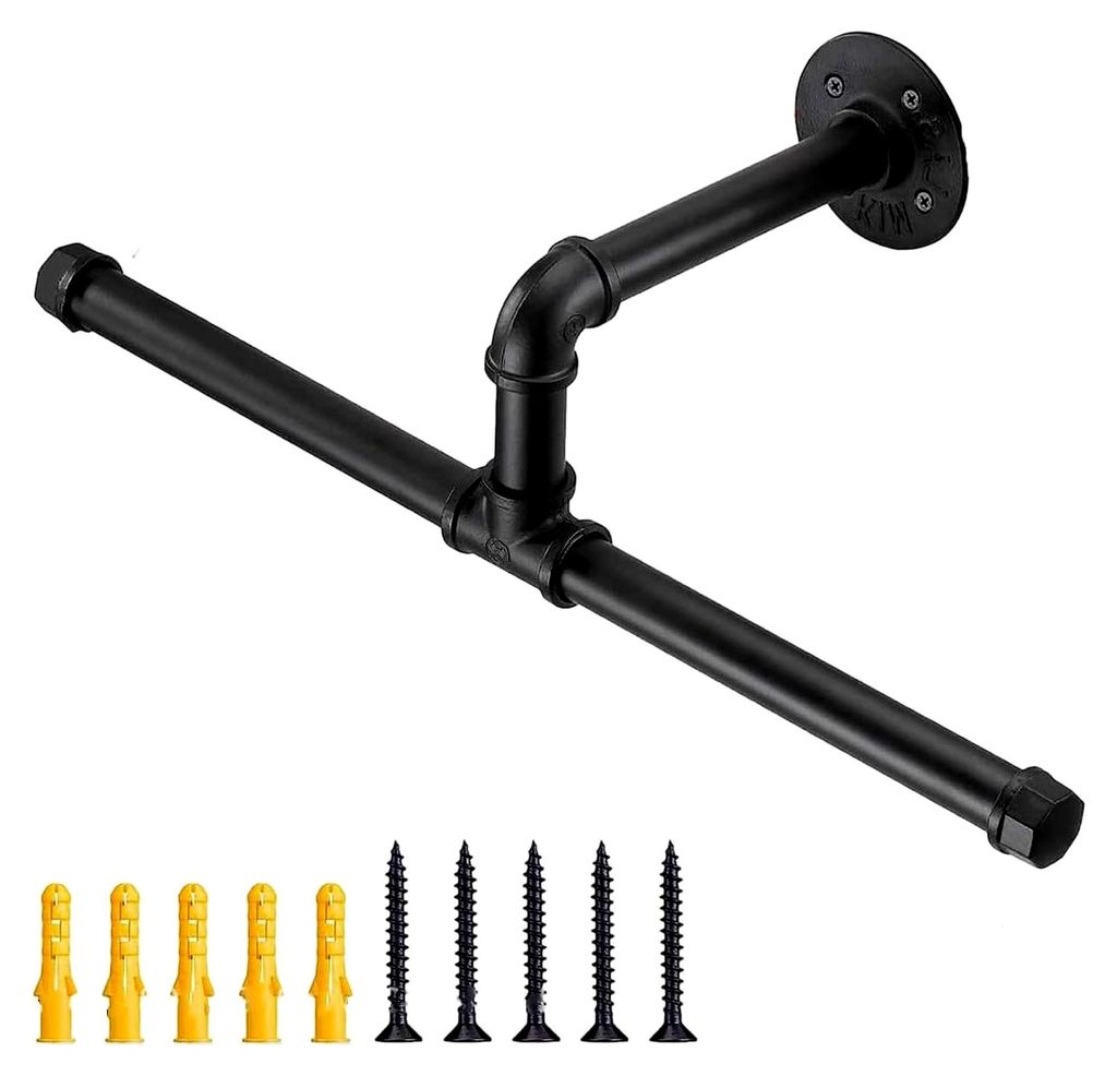Robuste Metall-Wandhaken Set mit platzoptimiertem Design zur Aufbewahrung von Kleidung