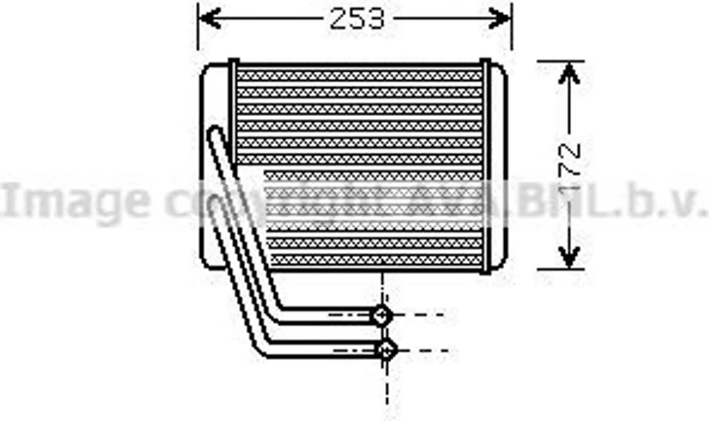 PRASCO HY6144 Échangeur de Chaleur Chauffage OE 9722738900 Sonata IV