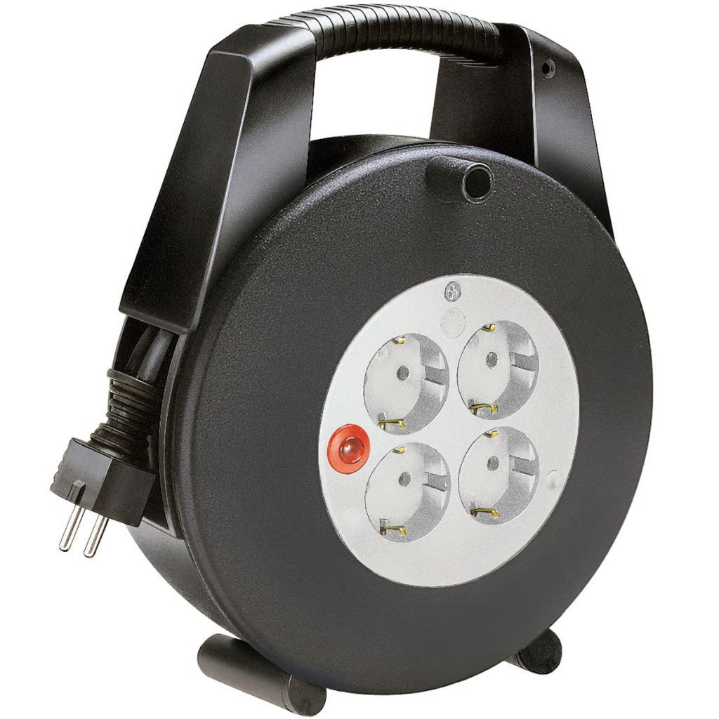 Brennenstuhl Vario Line KabelBox 4-fach schwarz/lichtgrau Produktbild 