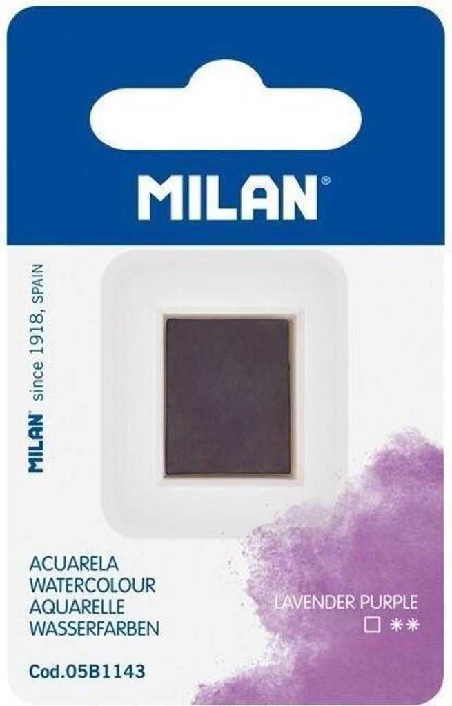 Aquarellfarbe in Lavendelwürfel MILAN