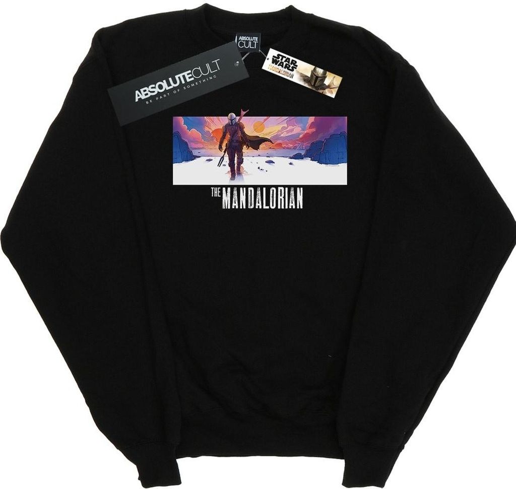 Star Wars - "The Mandalorian" Sweatshirt für Herren BI46377 (XXL) (Schwarz)