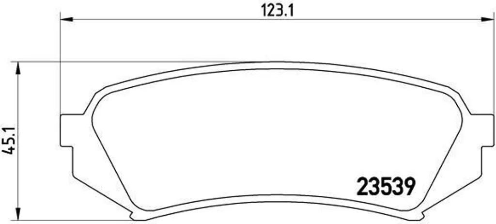 Plaquettes Brembo P 83 049 Stop Bruit et Vibrations LX UZJ100 OE