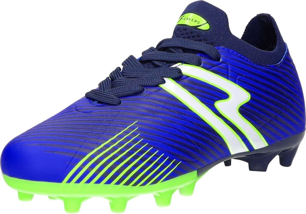 Sneakers Kinder-Fußballschuh Blau-Gelb, Farbe:blau, EU Größe:33